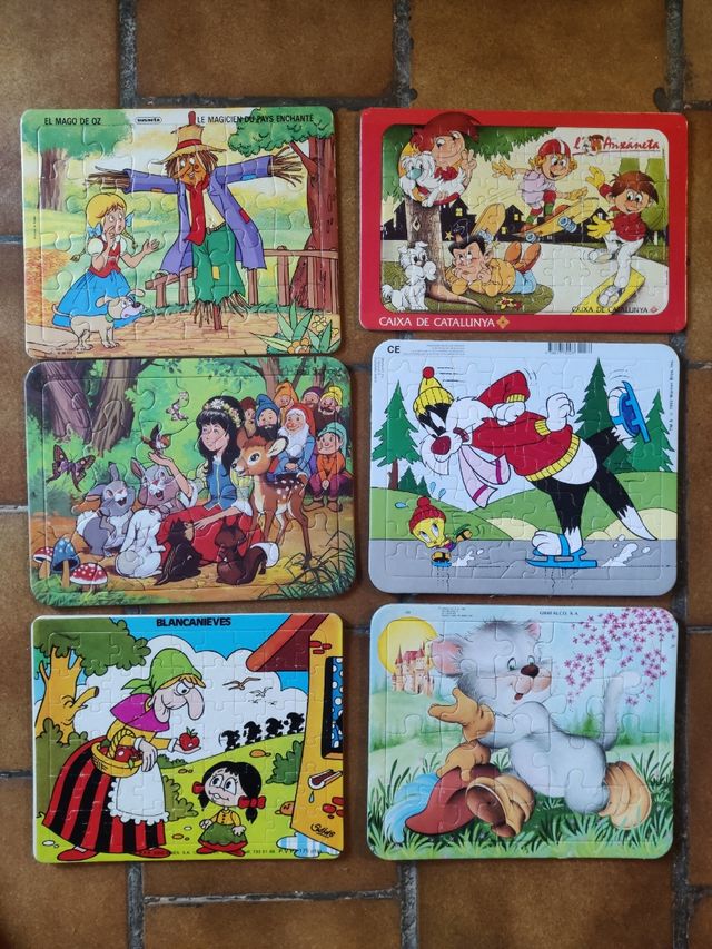 Puzzles infantiles vintage (1982-84)