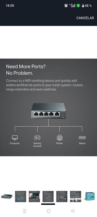 Switch TP-Link TL-SG105 5 puertos Gigabit
