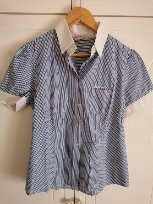 Camicia Lui-Jeans a righe blu