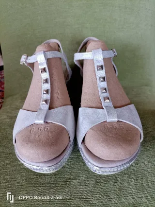 Sandalias Nature Plata 38