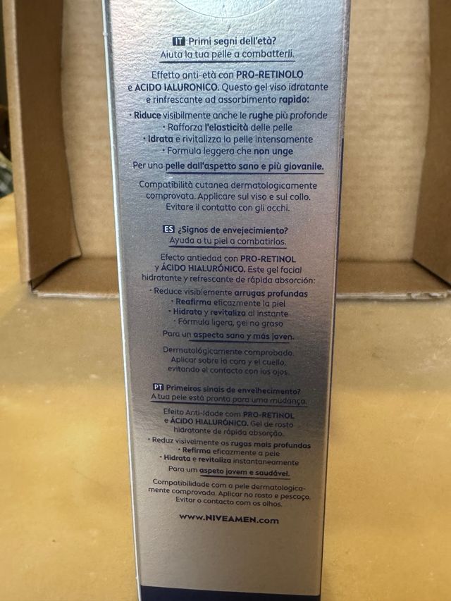 Nivea Men Anti-Age Hyaluron Gel (2x50ml)