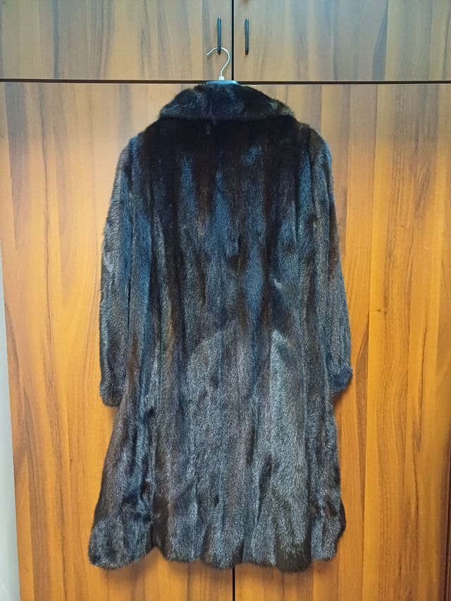 Cappotto pelliccia marrone