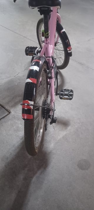Bicicleta niña color rosa