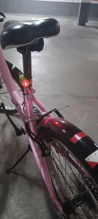 Bicicleta niña color rosa