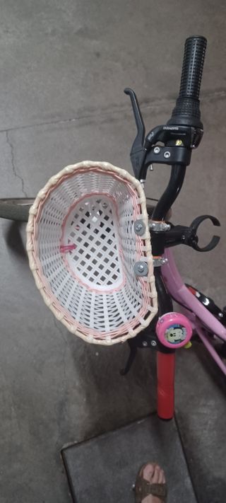 Bicicleta niña color rosa