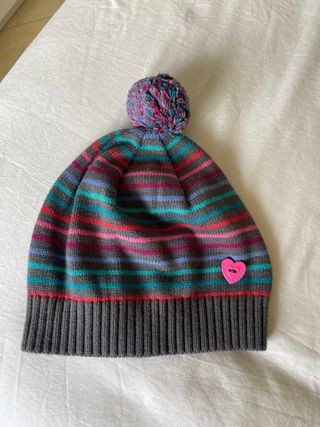 Gorro rayas multicolor niña