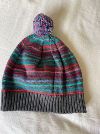 Gorro rayas multicolor niña