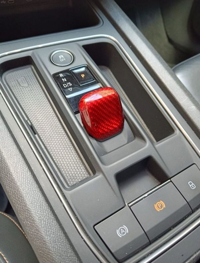 Funda Fibra Carbono Palanca Cambio DSG Seat/Cupra