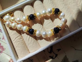 Pulsera perlas naturales