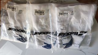 3 Faldas Babolat Play blancas - L