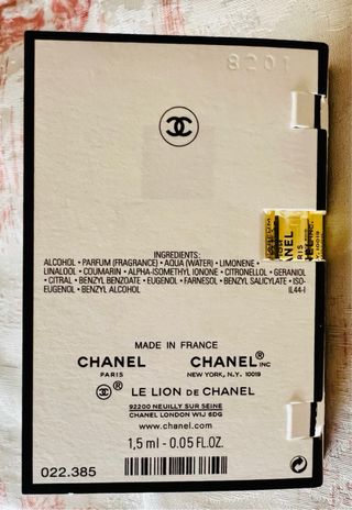 Chanel Les Exclusifs: Sycomore, 1932, Le Lion