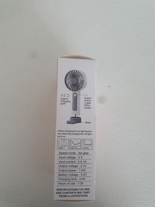 Ventilatore portatile a mano