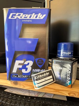 Aceite GReddy F3 10W-40 + Filtro GReddy mazda rx7 
