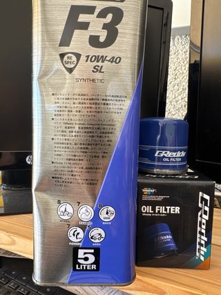 Aceite GReddy F3 10W-40 + Filtro GReddy mazda rx7 