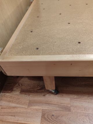 Cama madera estilo antiguo 105cm