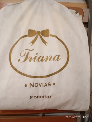 Vestido novia blanco - Talla 38