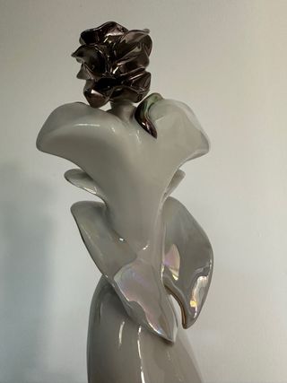 Escultura Galos: Figura de cerámica