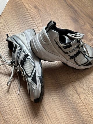 Zapatillas deportivas Zara - Plata y Negro