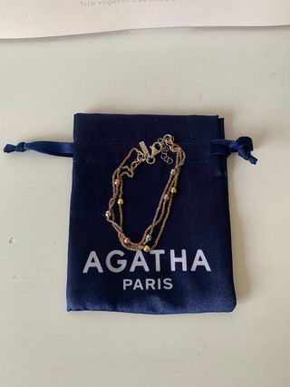 Gargantilla y pulsera Agatha Paris - Plata y oro