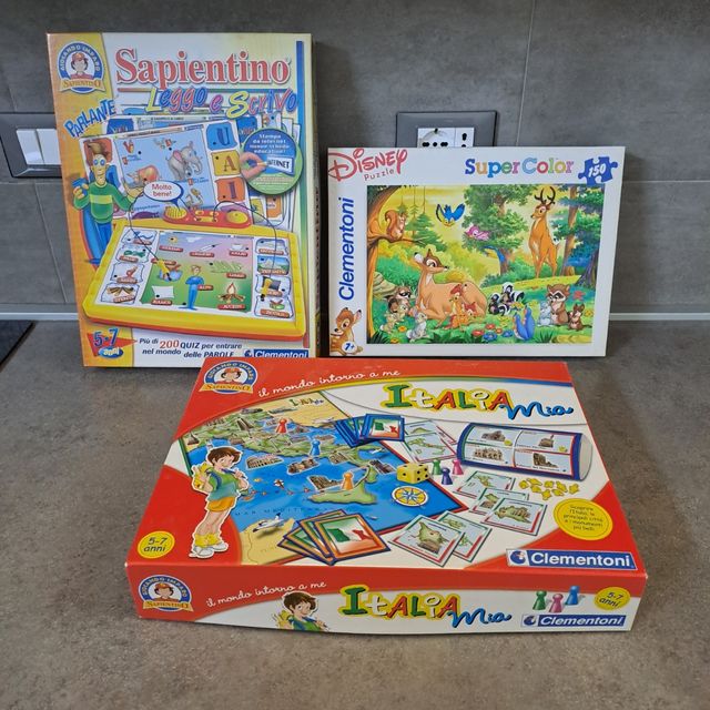 Giochi Clementoni: Sapientino, Puzzle, ItaliaMia