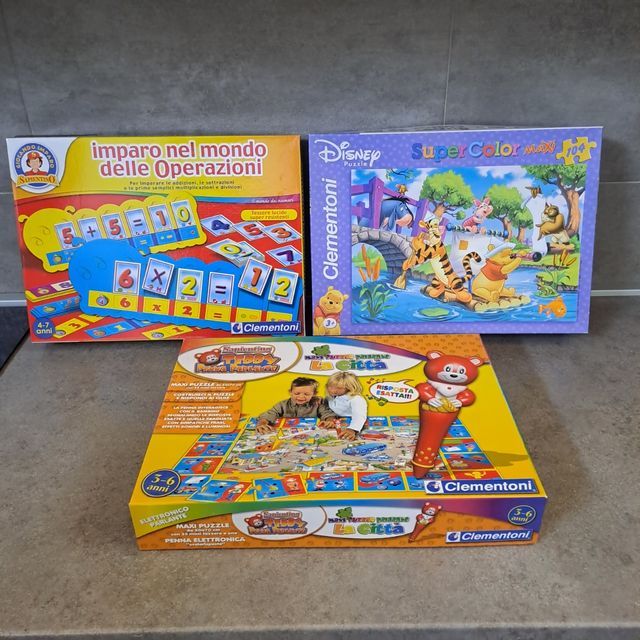 Clementoni: 3 giochi educativi