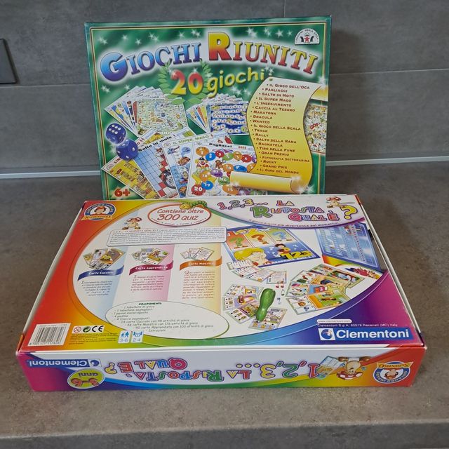 Giochi Clementoni: 20 giochi + quiz