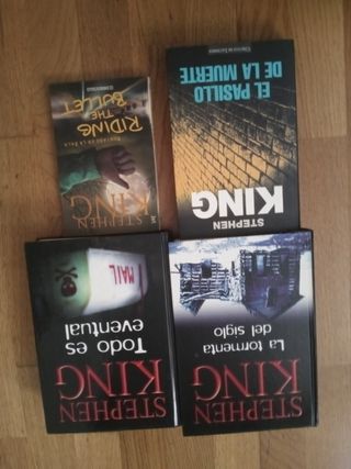 19 Libros de Stephen King sueltos(5 euros) o lote