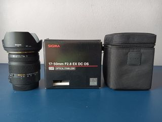 Sigma 17-50mm F2.8 EX DC OS. Para Canon