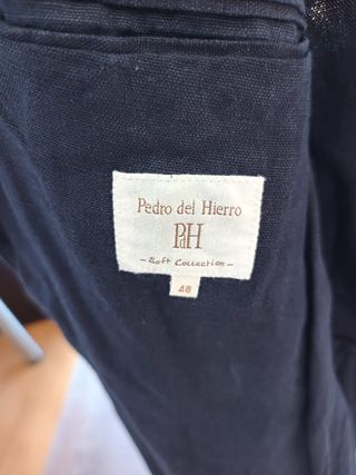 Pedro del Hierro Americana Talla 48 100% lino