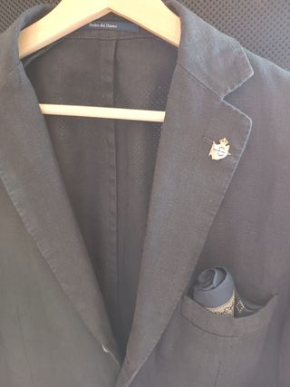 Pedro del Hierro Americana Talla 48 100% lino