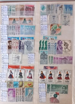 Sellos España 1950-1999 usados