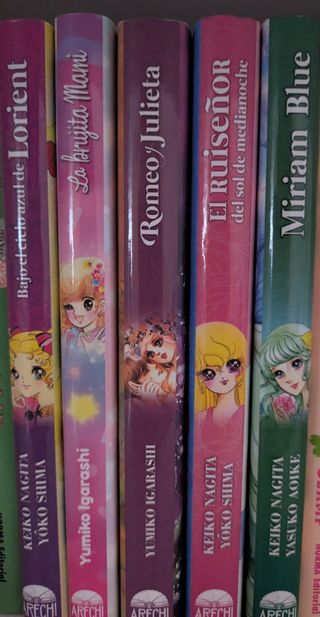 Shojo manga clásico arechi keiko takemiya