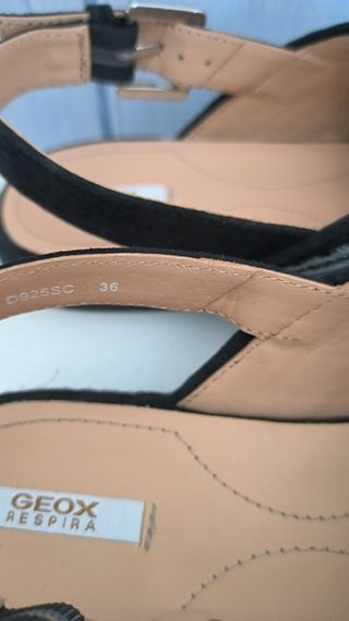 Sandalias Geox negras mujer #36