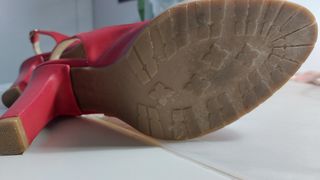 Sandalias PAYMA rojas piel nº37