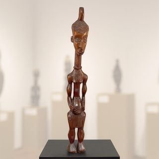 Figura africana de fertilidad Bena Lulua del Congo