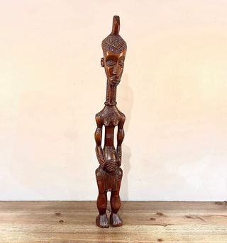 Figura africana de fertilidad Bena Lulua del Congo