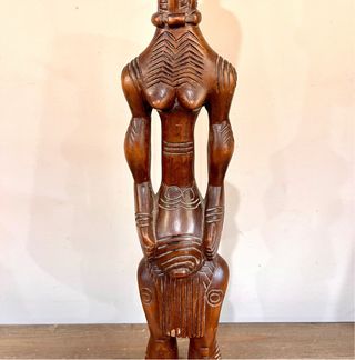 Figura africana de fertilidad Bena Lulua del Congo