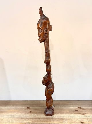 Figura africana de fertilidad Bena Lulua del Congo