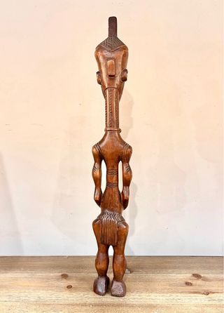 Figura africana de fertilidad Bena Lulua del Congo