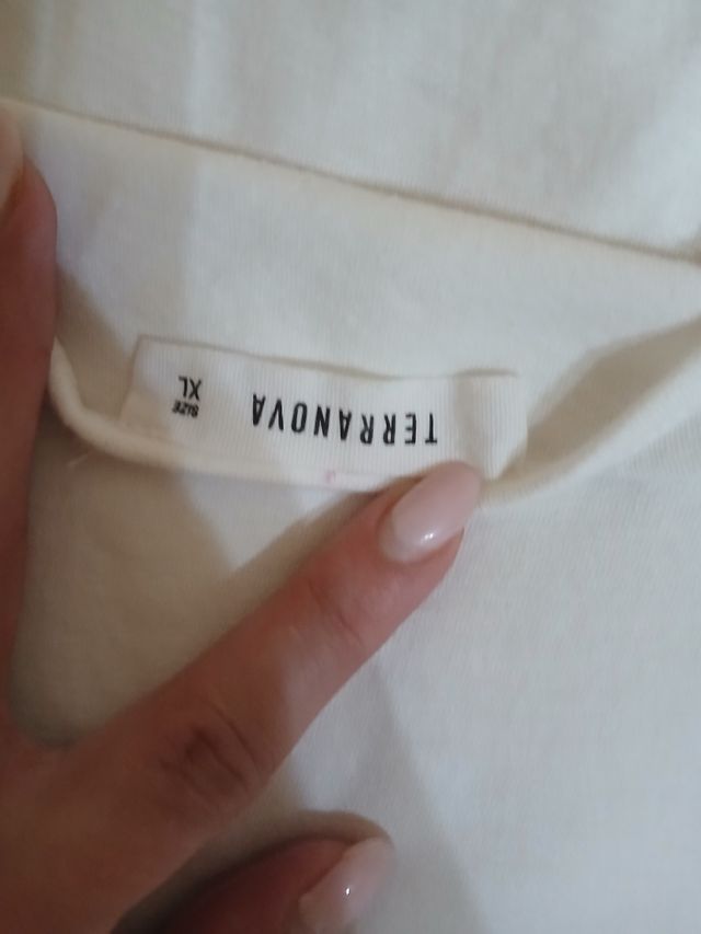 Canotta Terranova bianca XL