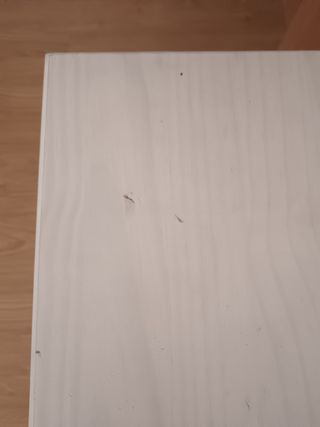 Mesita noche blanca - madera