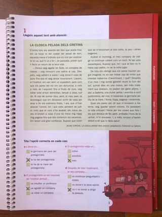 Libro Prepara 1r ESO Llengua catalana (2017)