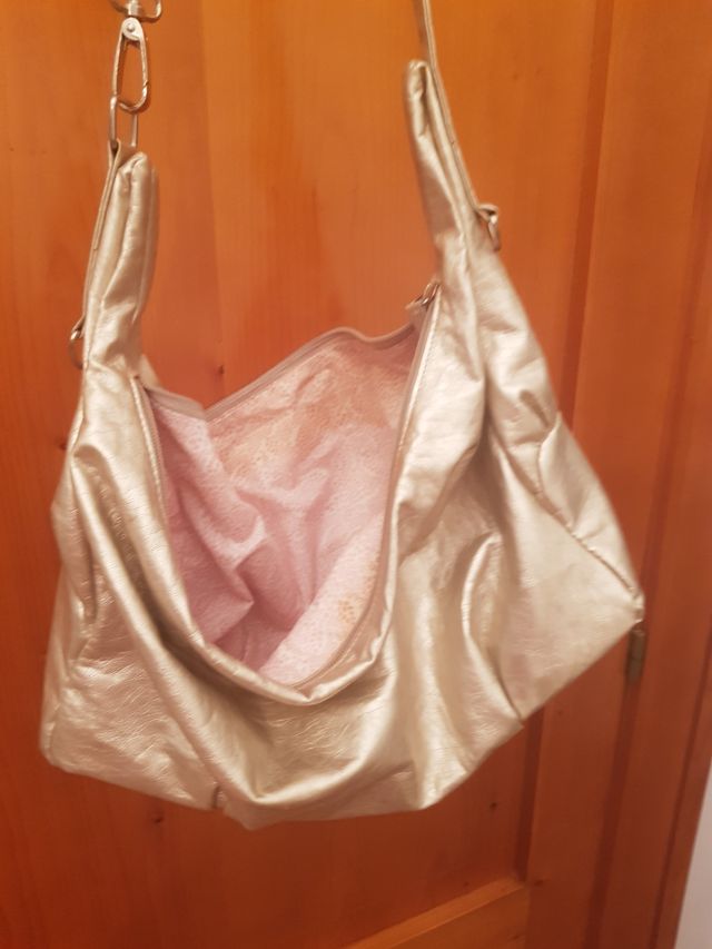 Bolso bandolera dorado