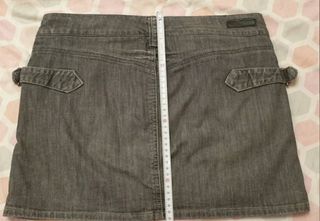 Falda vaquera CAROCHE JEANS gris