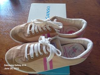 Zapatillas El Ganso beige/rosa