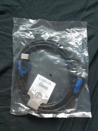 Cable HDMI LogiLink 2m Negro