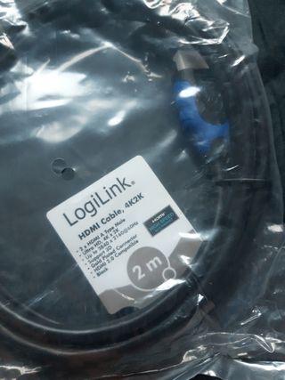 Cable HDMI LogiLink 2m Negro