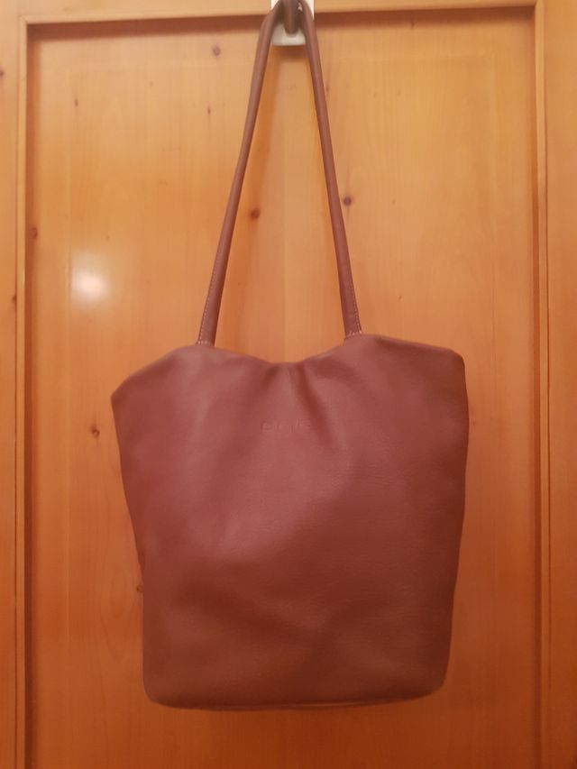 Bolso marrón polipiel