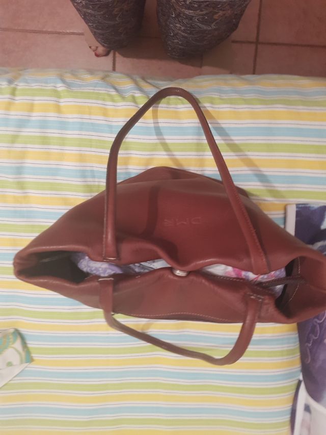 Bolso marrón polipiel