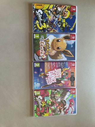 Nintendo Switch rojo y azul + accesorios y juegos